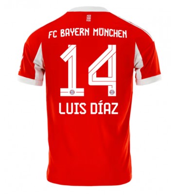 Bayern Munich Luis Diaz #14 Replika Hjemmebanetrøje 2025-26 Kortærmet